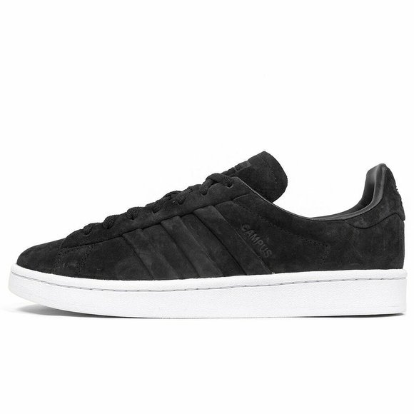 adidas campus black suede